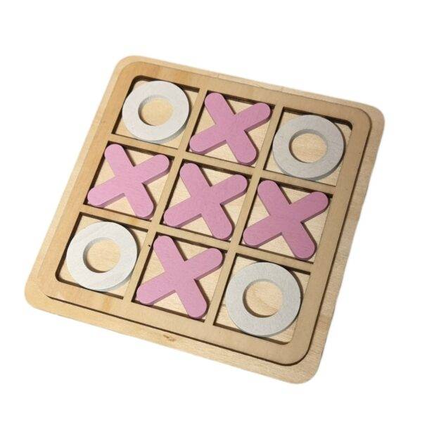Tic Tac Toe Board Game - Pink