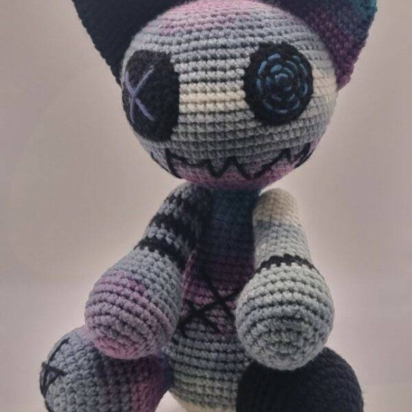 Zombie Cat Purple Splash
